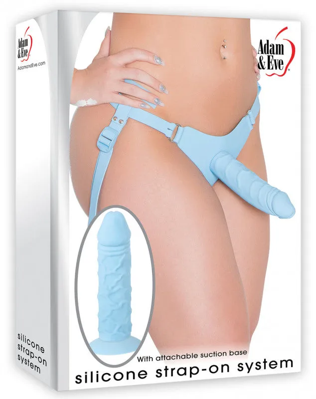 Adam and Eve Female Sex Toys Silicone Strapon System