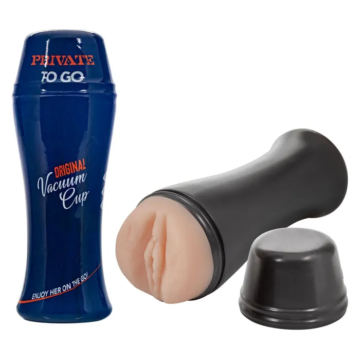 CalExotics Male Sex Toys Private Original Vacuum Cup to Go