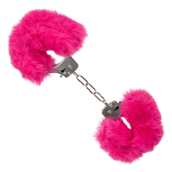 California Exotic Ultra Fluffy Furry Cuffs Pink Vibrators