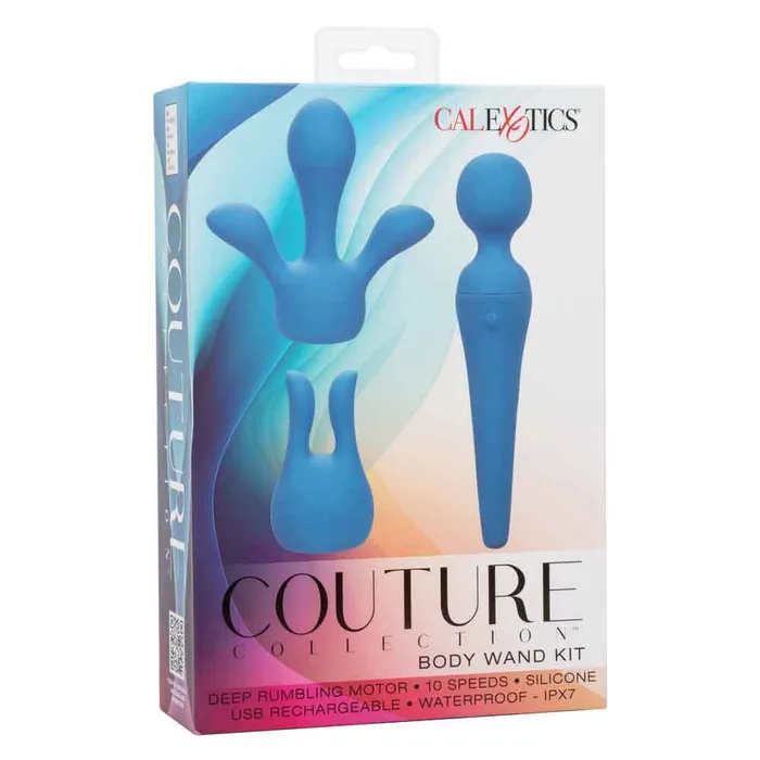 Couture Collection Body Wand Kit - Blue | CalExotics Vibrators