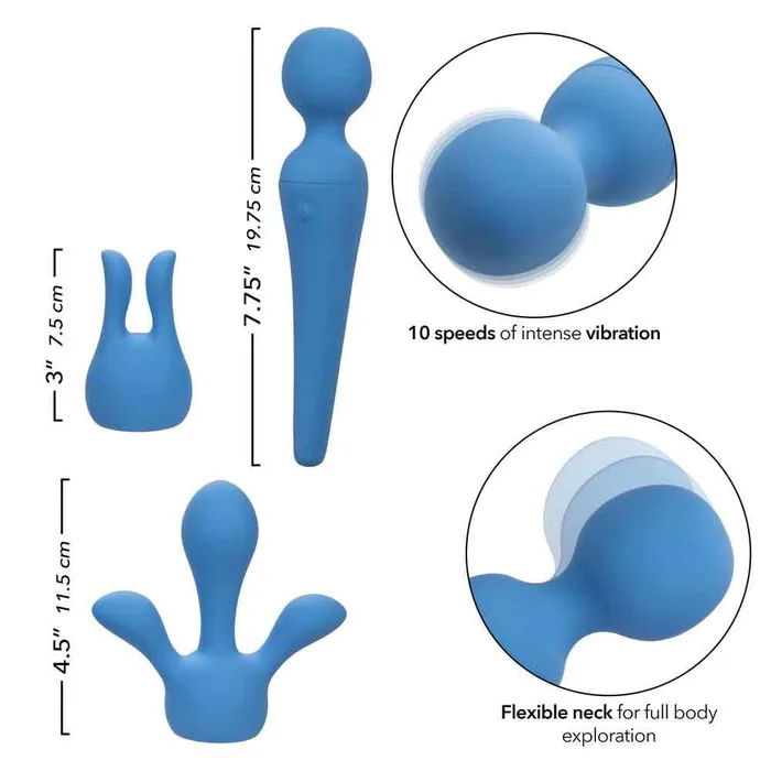 Couture Collection Body Wand Kit - Blue | CalExotics Vibrators