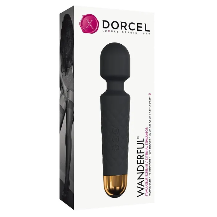 Dorcel Vibrators | Dorcel Wanderful Wand Black Dorcel Vibrators | Dorcel Wanderful Wand Black