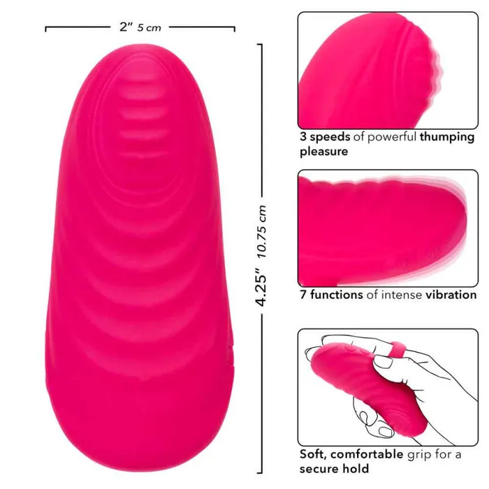 Envy Handheld Thumping Massager - Pink | CalExotics Vibrators