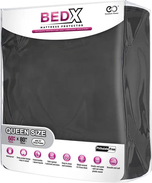 Excellent Power Male Sex Toys | EXCELLENT POWER - BED X MATTRESS PROTECTOR QUEEN SIZE
