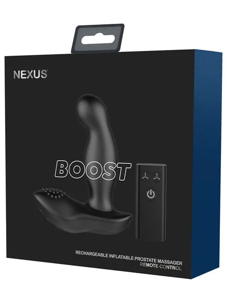 Male Sex Toys BOOST PROSTATE MASSAGER WITH INFLATABLE TIP RECHARABLE Nexus