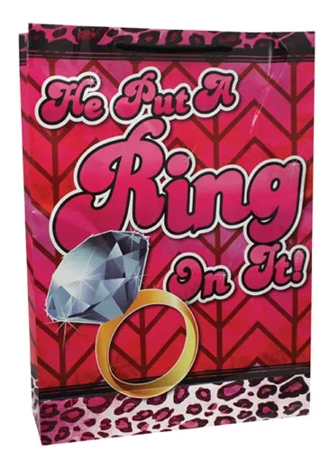 Male Sex Toys Kalan He Put a Ring on It Large Gift Bag