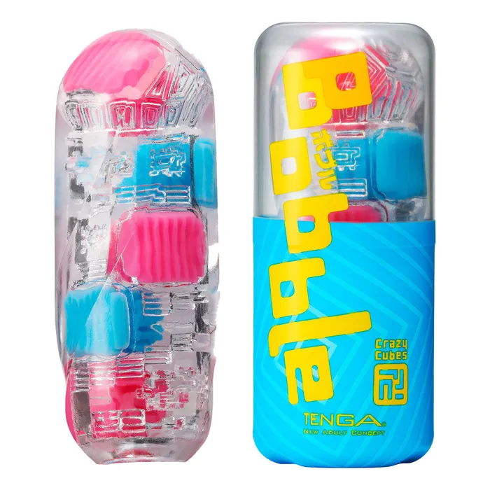 Male Sex Toys | Tenga Tenga Bobble Crazy Cubes 3D Male Masturbator Pocket Pussy