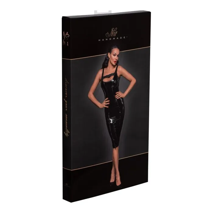 Noir Male Sex Toys | PVC Midi Dress w Front Zipper Noir Male Sex Toys | PVC Midi Dress w Front Zipper