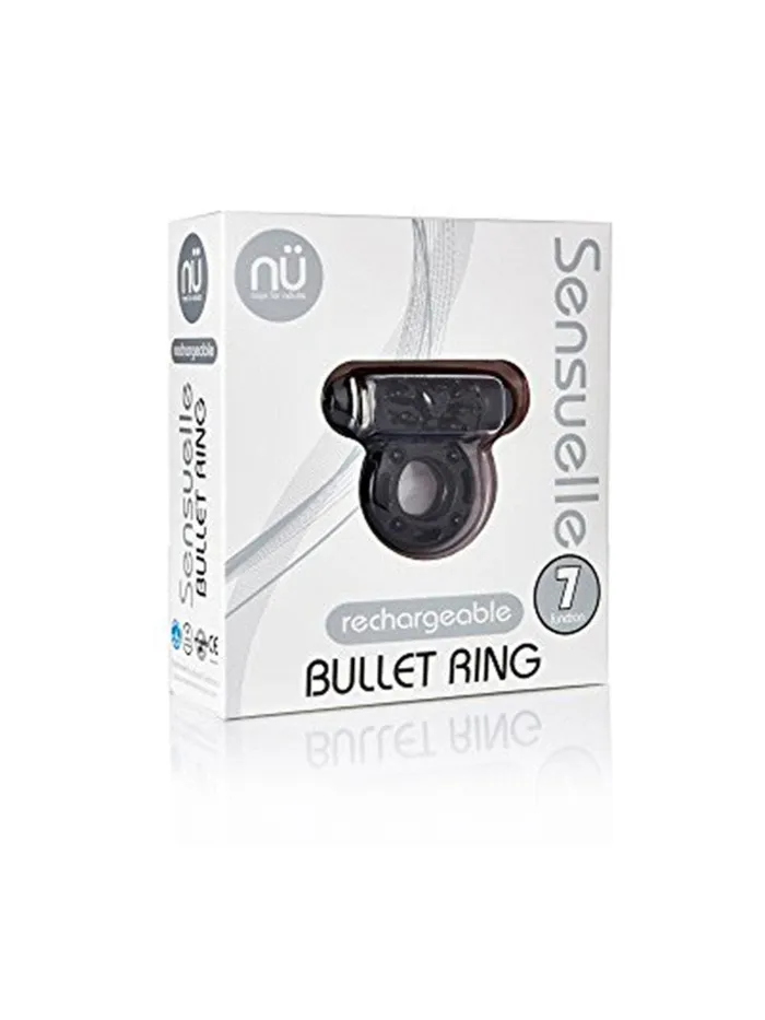 NU Sensuelle Vibrators | NU Sensuelle Bullet Ring 7 Function Black NU Sensuelle Vibrators | NU Sensuelle Bullet Ring 7 Function Black