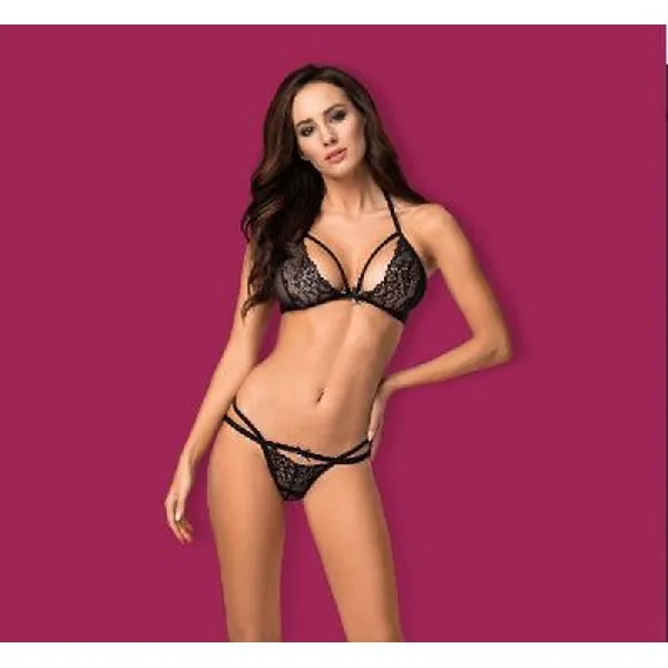 Obsessive 2 Pc Set 838 Black | Anal