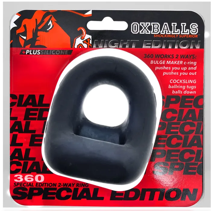 OxBalls 360 Dual Cockring Night Cocksling Cock Ball Penis Ring Ballsling OxBalls Male Sex Toys OxBalls 360 Dual Cockring Night Cocksling Cock Ball Penis Ring Ballsling OxBalls Male Sex Toys
