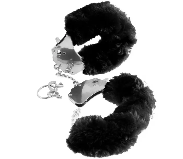 Pipedream Couples Fetish Fantasy Series Furry Cuffs Black