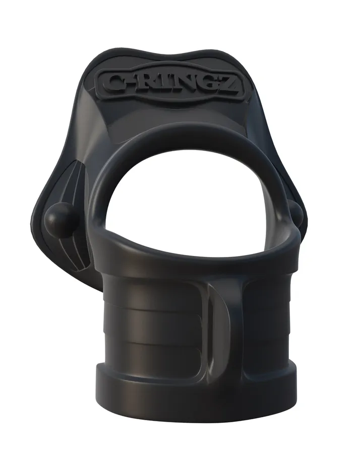 Pipedream Male Sex Toys Fantasy CRingz Rock Hard Ring and BallStretcher Black Pipedream Male Sex Toys Fantasy CRingz Rock Hard Ring and BallStretcher Black