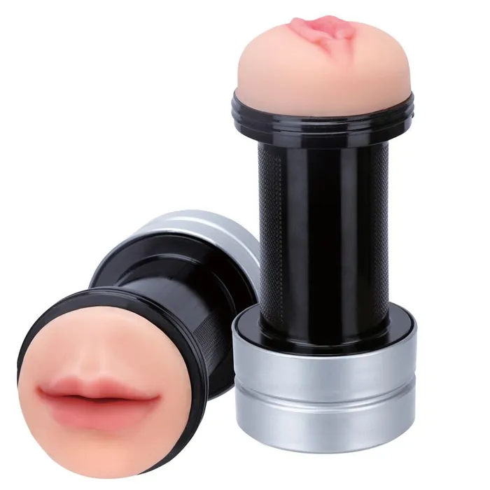 Realstuff 2 In 1 Mouth and Vagina Hummer Masturbator Dream Toys Male Sex Toys