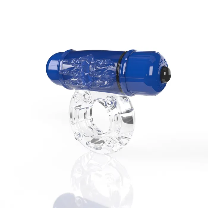 SCREAMING O 4B O WOW PENIS RING LOW PITCH - BLUEBERRY | Screaming O Male Sex Toys