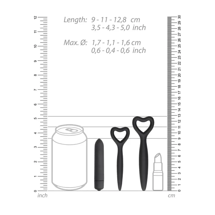 Silicone Vaginal Dilator Set | Shots Toys Male Sex Toys