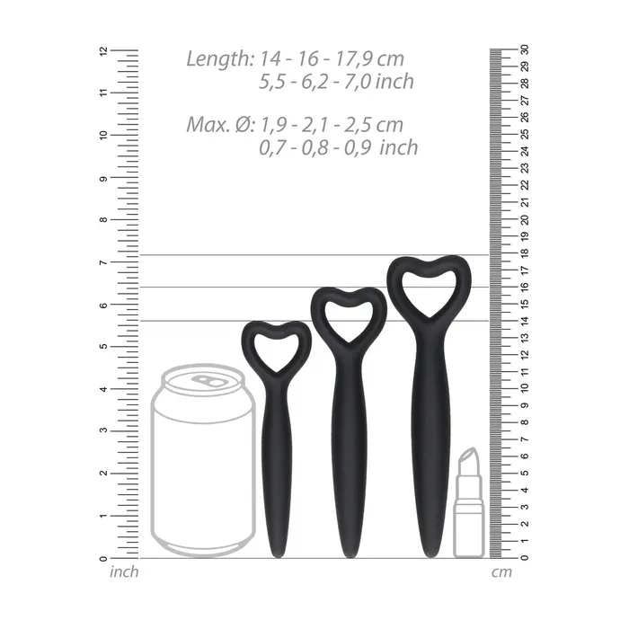 Silicone Vaginal Dilator Set | Shots Toys Male Sex Toys