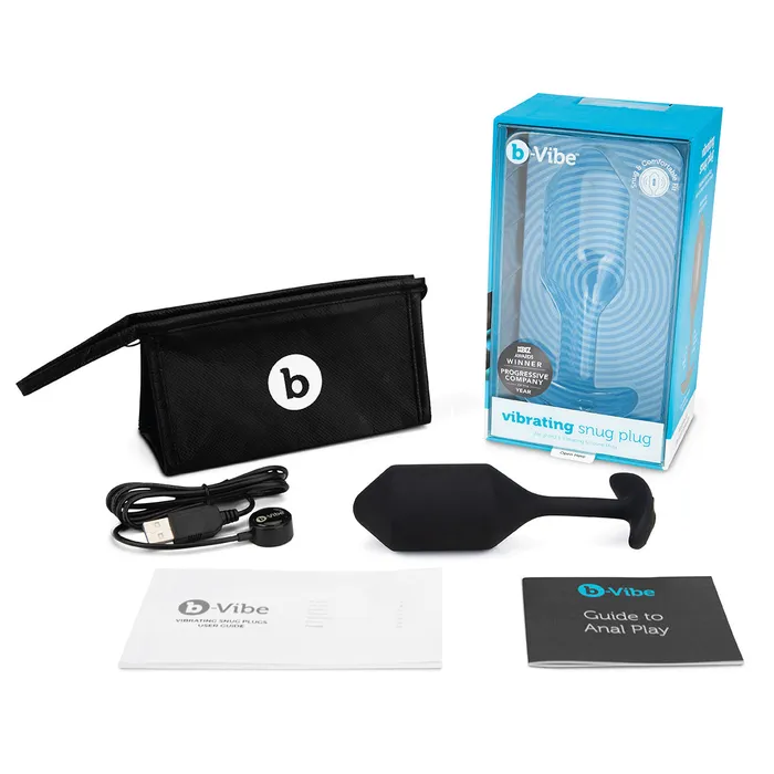Snug Plug Vibrating XL - Black | B-Vibe Anal Snug Plug Vibrating XL - Black | B-Vibe Anal