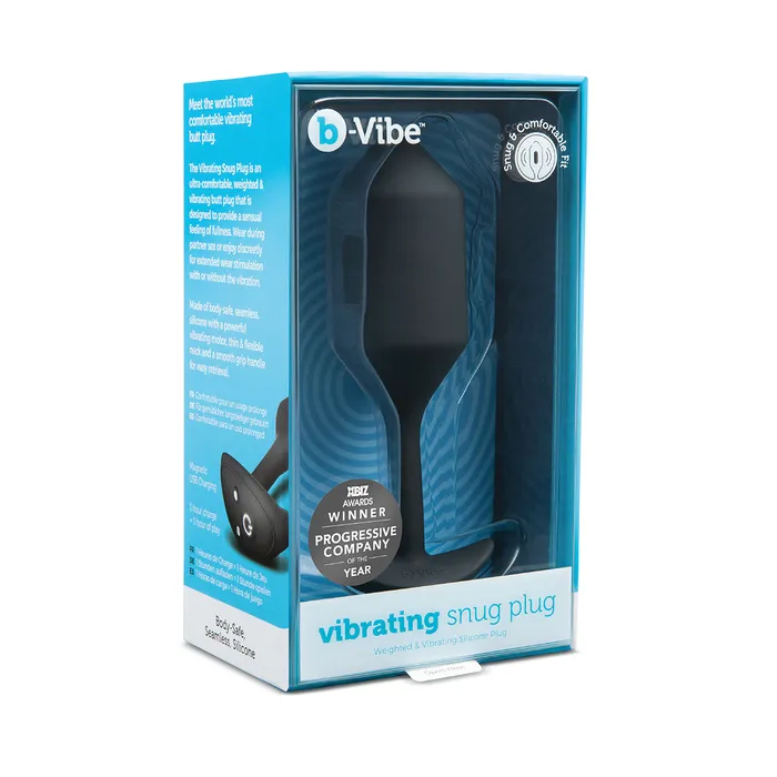 Snug Plug Vibrating XL - Black | B-Vibe Anal Snug Plug Vibrating XL - Black | B-Vibe Anal