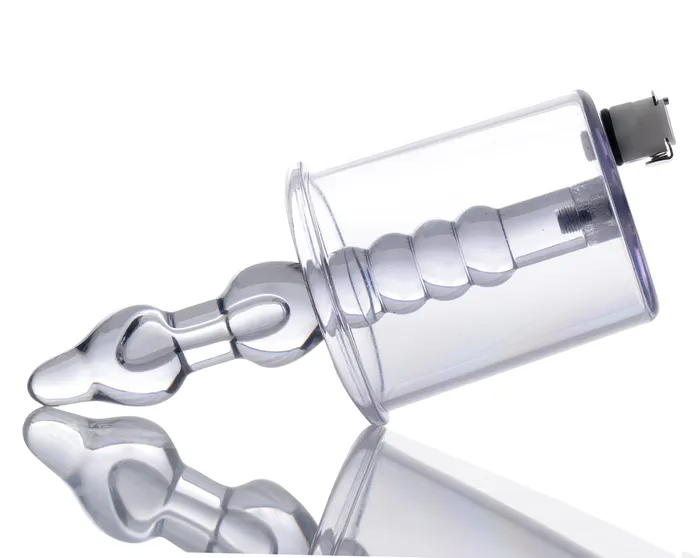 Tom Of Finland Male Sex Toys | Anal Pump Cylinder with Stimulator Shaft