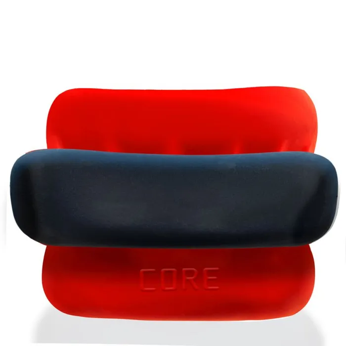 Ultracore Core Ballstretcher w Axis ring Red Ice OxBalls Male Sex Toys