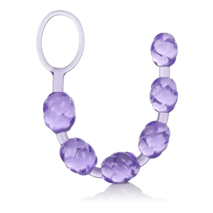 Vibrators | CalExotics Swirl Pleasure Beads - Purple