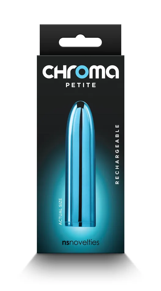 Vibrators | Chroma Petite Bullet | Teal Multi-Function Waterproof Vibrator - nsnovelties