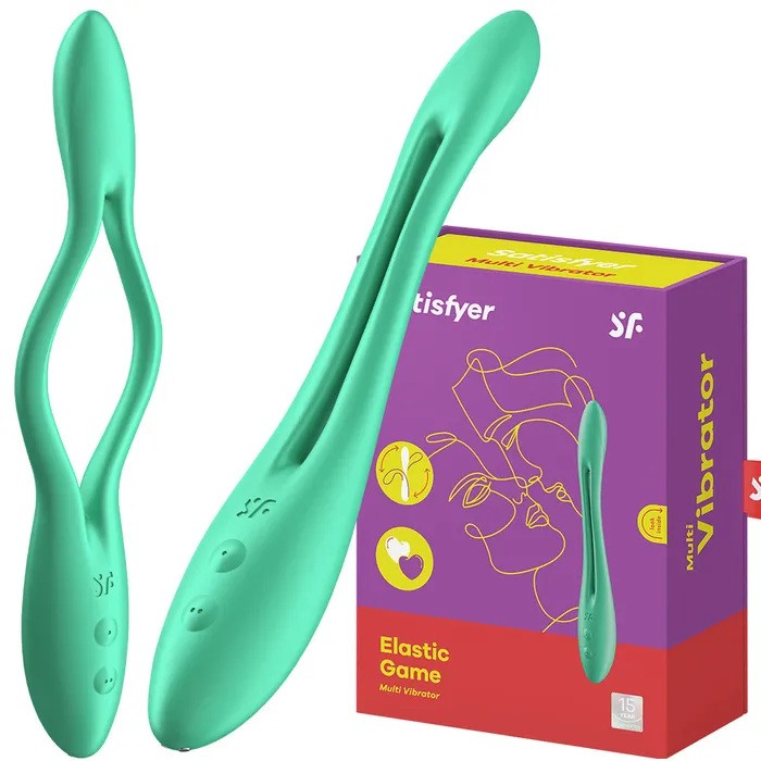 Vibrators | Satisfyer Satisfyer Elastic Game Joy Rechargeable Flexible Clitoral Vibrator Powerful Vibe