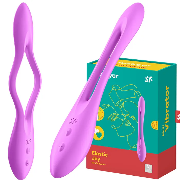 Vibrators | Satisfyer Satisfyer Elastic Game Joy Rechargeable Flexible Clitoral Vibrator Powerful Vibe