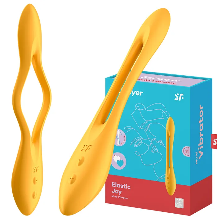 Vibrators | Satisfyer Satisfyer Elastic Game Joy Rechargeable Flexible Clitoral Vibrator Powerful Vibe