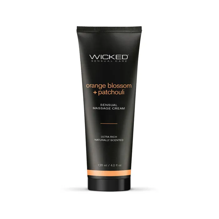 Wicked ORANGE BLOSSOM PATCHOULI Sensual Massage Cream Wicked Couples