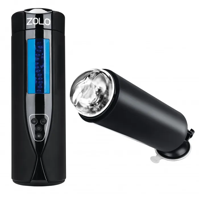 Zolo Tornado Rechargeable Masturbator Black Zolo Cup Male Sex Toys