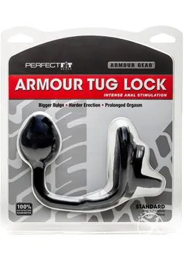 Armour Tug Lock Black | Perfect Fit Brand Anal Armour Tug Lock Black | Perfect Fit Brand Anal