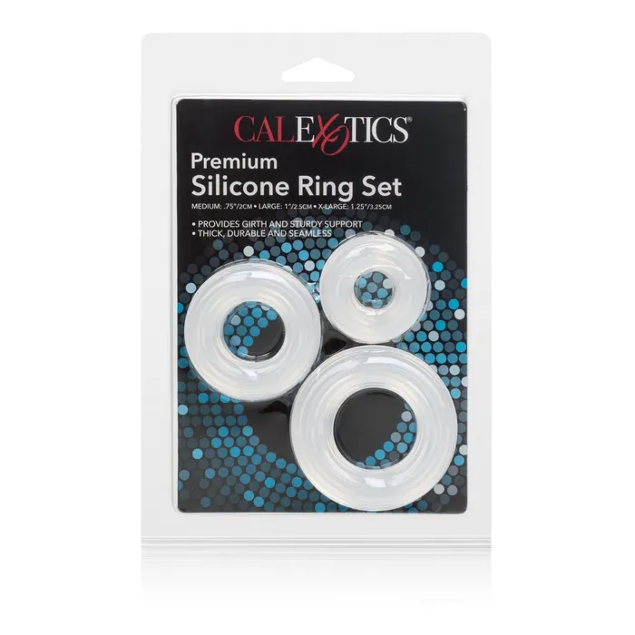 CalExotics Male Sex Toys | Premium Silicone Ring Set CalExotics Male Sex Toys | Premium Silicone Ring Set