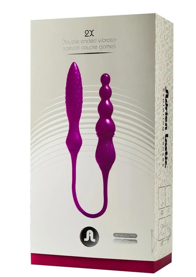 Cnex Eic Corp Dbs Adrien Lastic 2X Double Vibrator Purple Vibrators