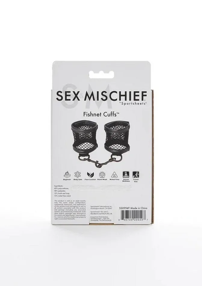 Couples | Sex and Mischief Fishnet Cuffs - Sex and Mischief