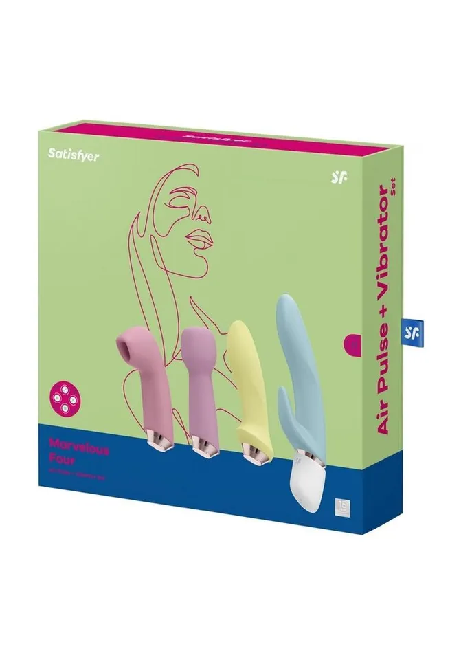 Satisfyer Marvelous Four Rechargeable Silicone Vibrator | Satisfyer Vibrators