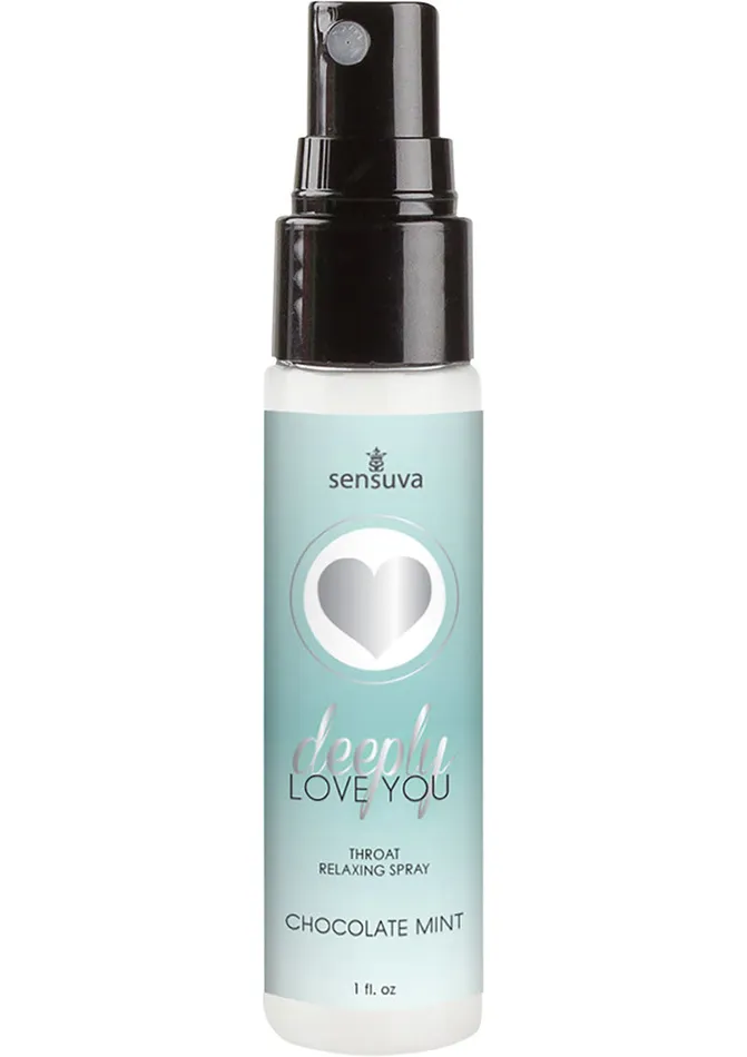 Sensuva Organics Vibrators Deeply Love Throat Spray Chocolate Mint