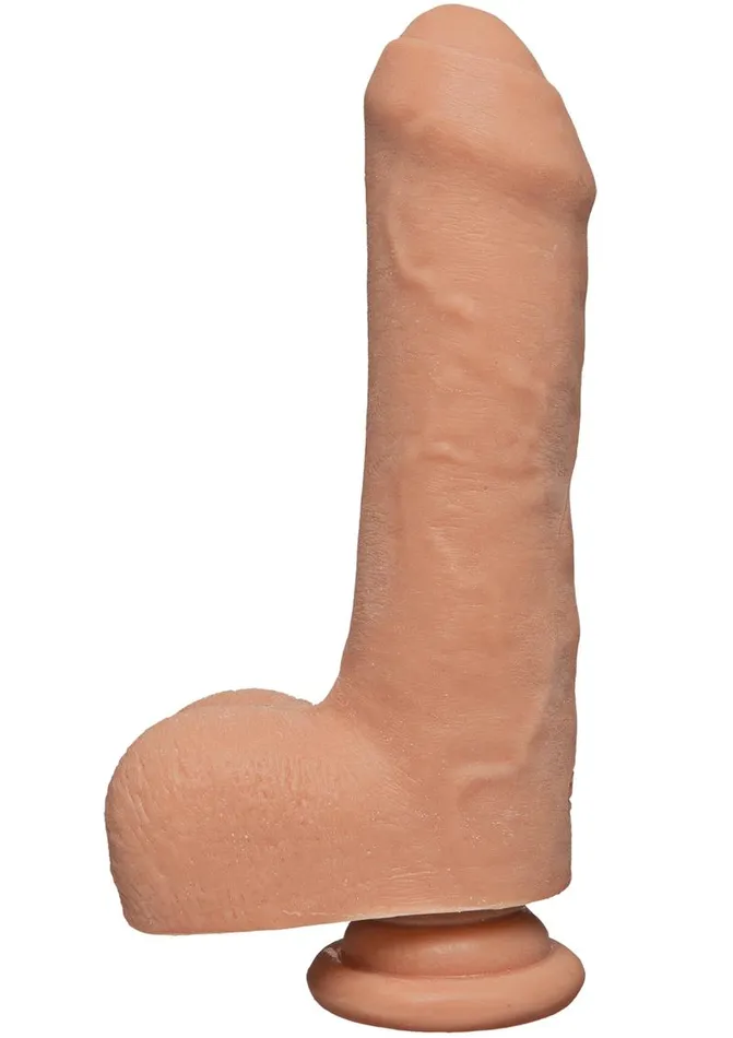 The D Uncut D Ultraskyn Dildo with Balls | The D Female Sex Toys