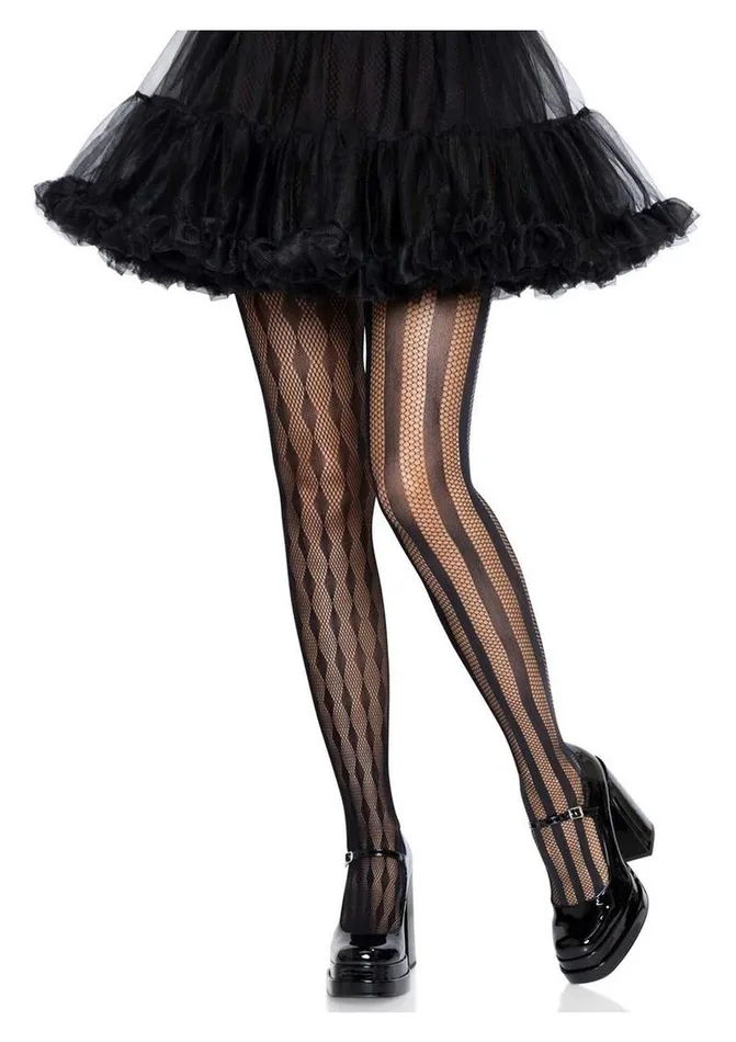 Vibrators | Leg Avenue Harlequin Net Tights - Leg Avenue