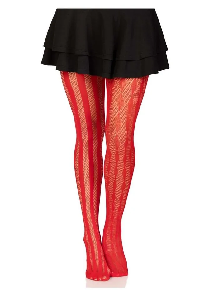 Vibrators | Leg Avenue Harlequin Net Tights - Leg Avenue