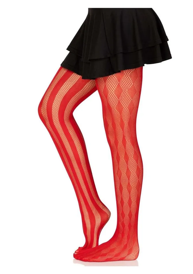 Vibrators | Leg Avenue Harlequin Net Tights - Leg Avenue