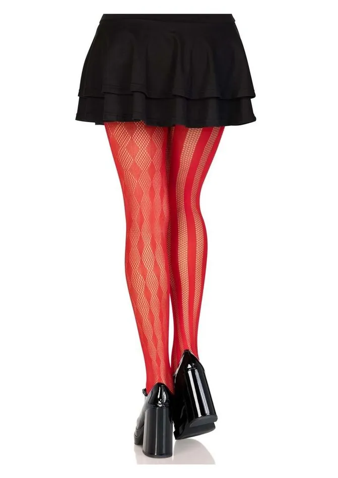 Vibrators | Leg Avenue Harlequin Net Tights - Leg Avenue